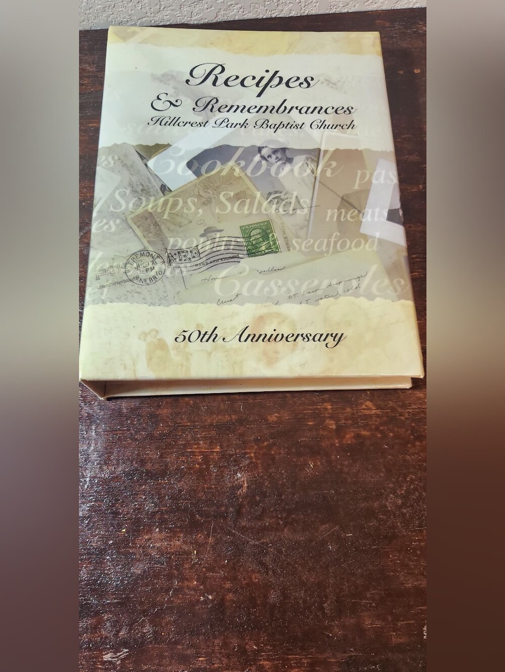 Recipes & Remembrances 50th Anniversary Cookbook - Cream Cover